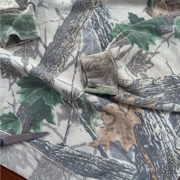 Vintage 90’s Jerzees Outdoors Realtree Camo Oversized Crew Neck Sweatshirt XL - Picture 10 of 11